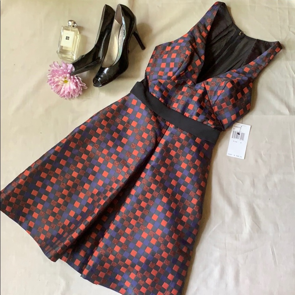 ABS by Allen Schwartz Vibrant Cocktail Dress - NWT